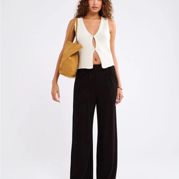 Rumored White Knit Tank Top - Prince Street Top - Picture 3 of 7